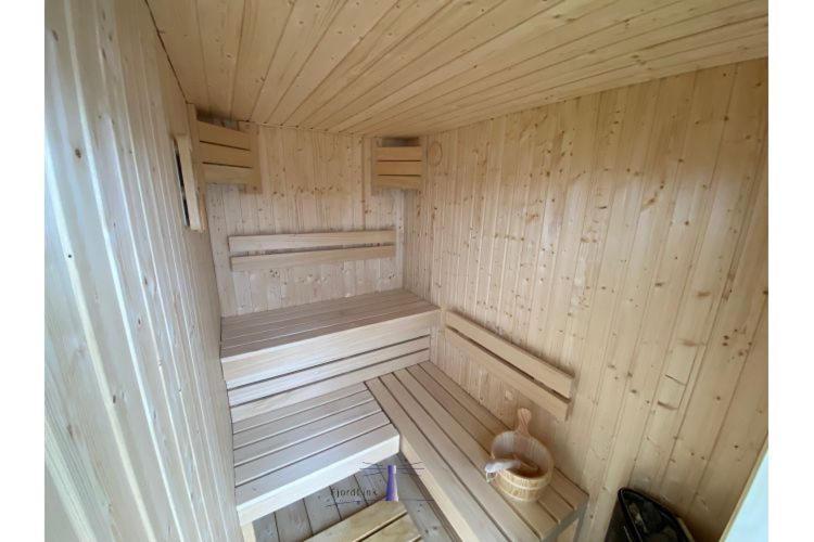 Hausboot Fjord Vela Mit Biosauna In Μπαρθ Εξωτερικό φωτογραφία